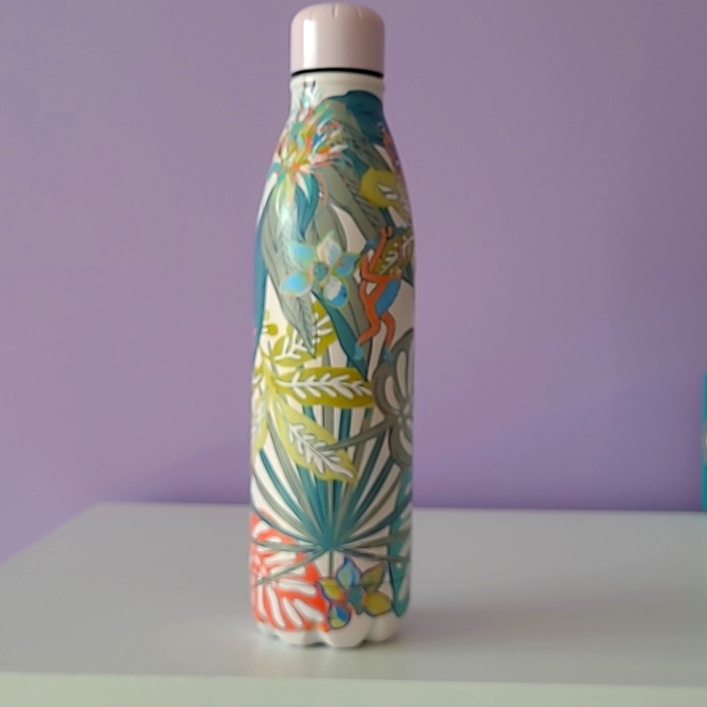 Vera Bradley Rainforest Stainless Steel Water Bottle.
